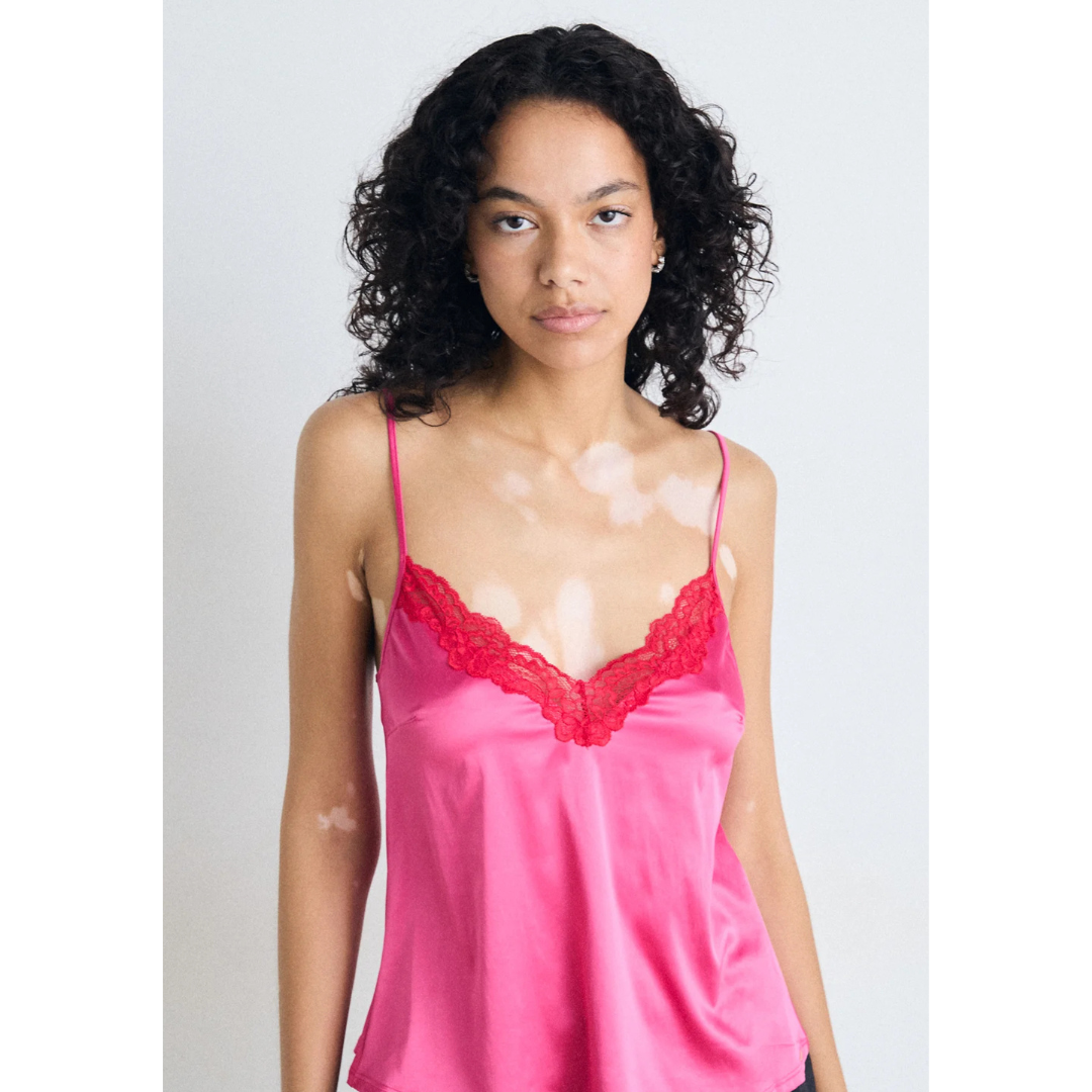Pijama Corto Origins Shiny Pink FXCA002