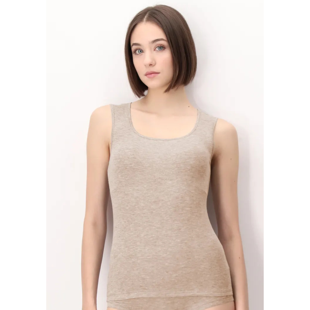 Camiseta Perfect Line Cashmere Sin Mangas Oroblu OB67054