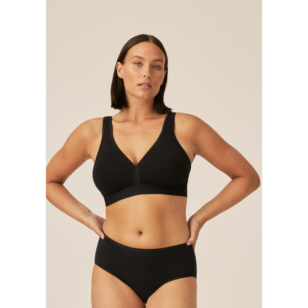 Sostén Algodón Deportivo Negro NA86021