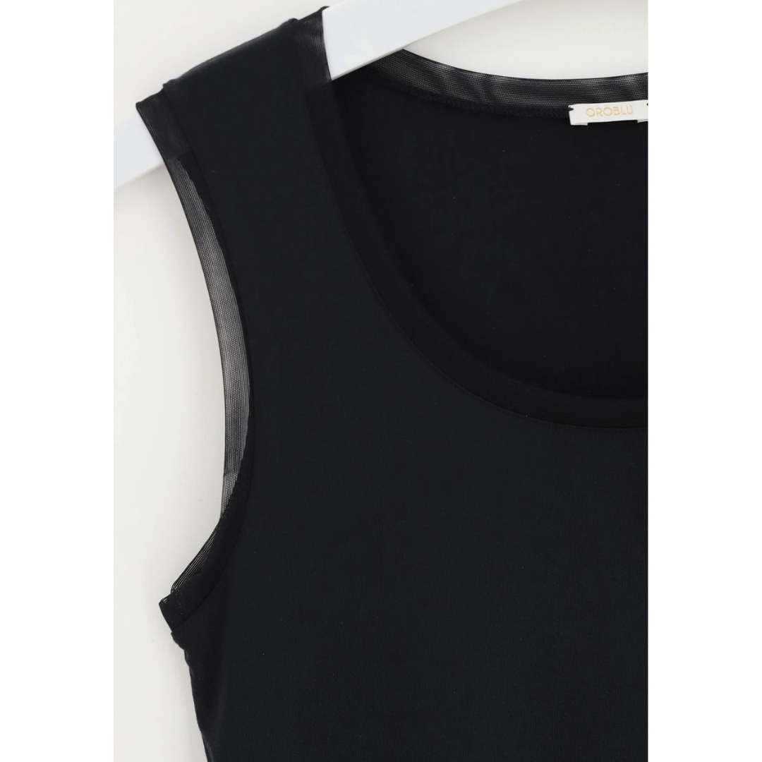 Camiseta Perfect Line Modal Sin Mangas Oroblu OB01648