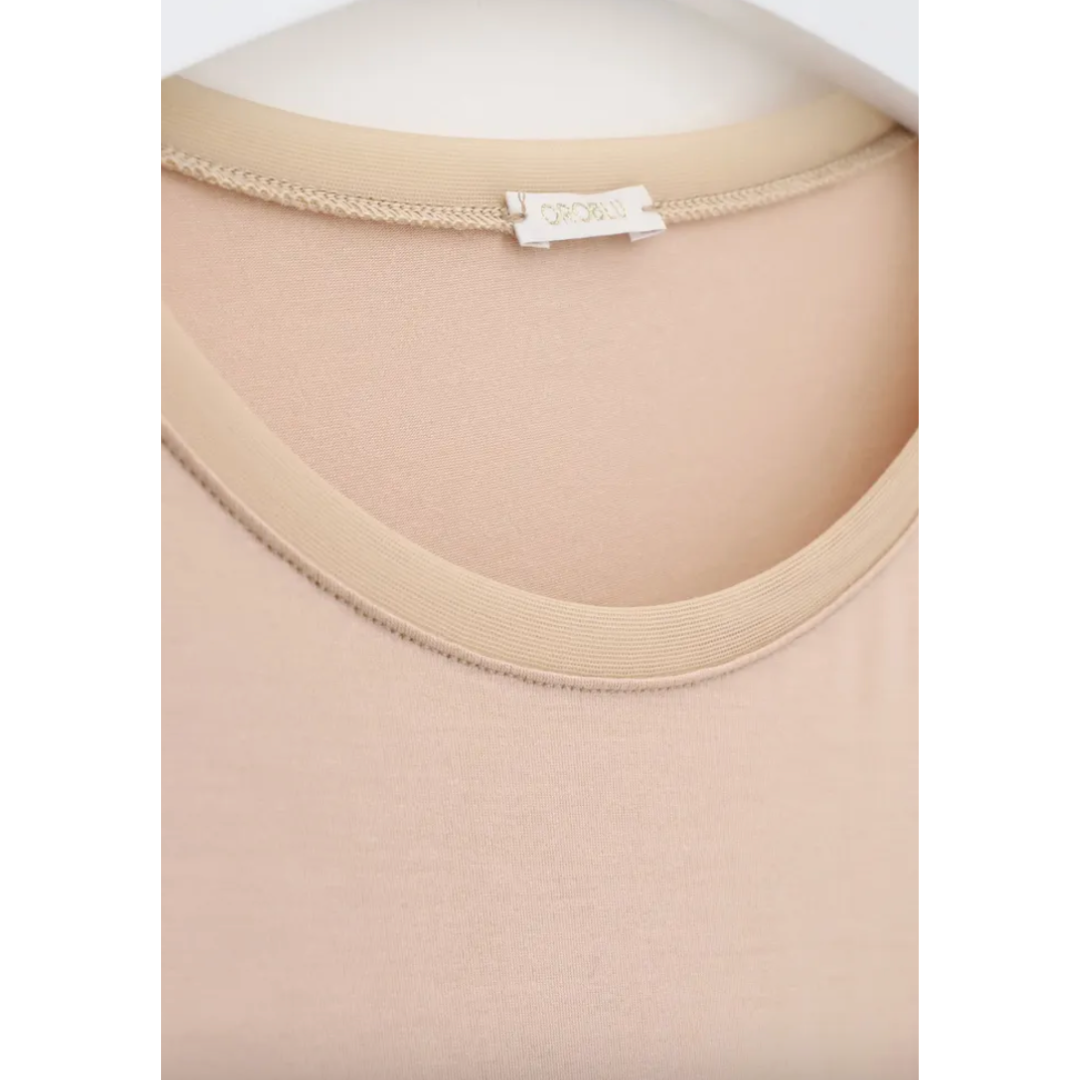 Camiseta Perfect Line Modal Manga Larga Oroblu OB01596