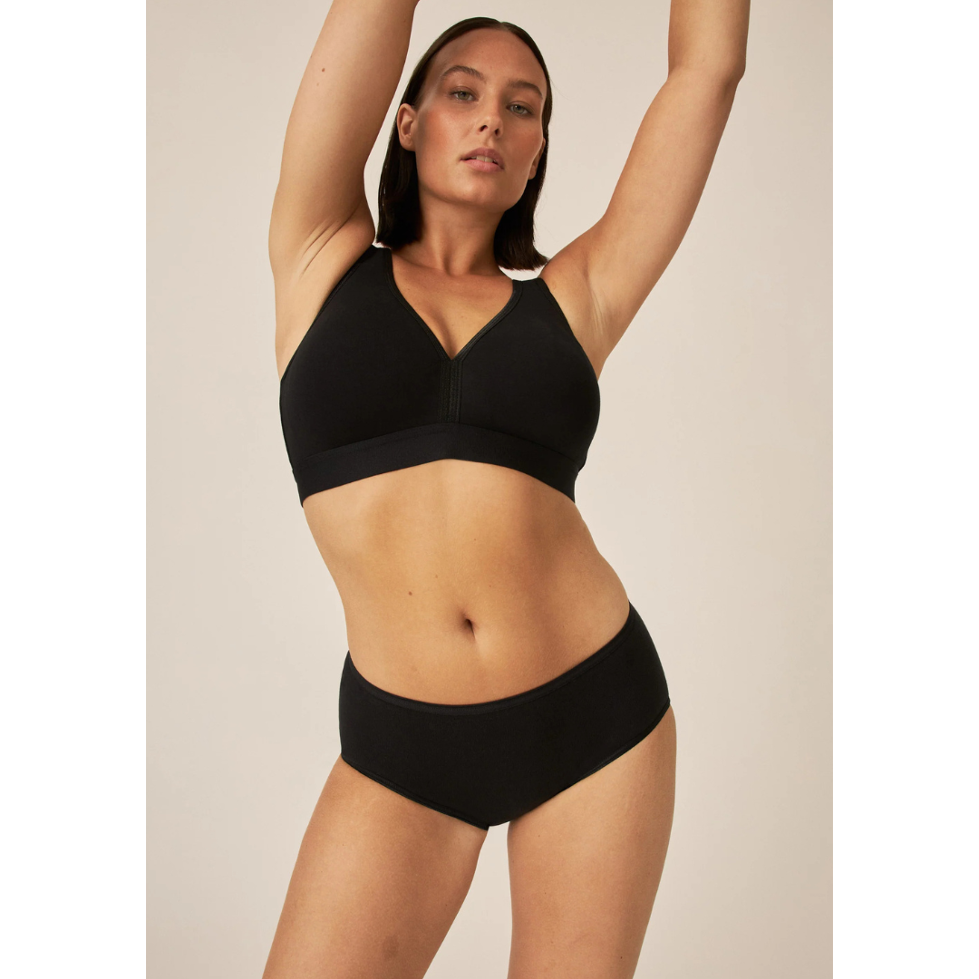 Sostén Algodón Deportivo Negro NA86021